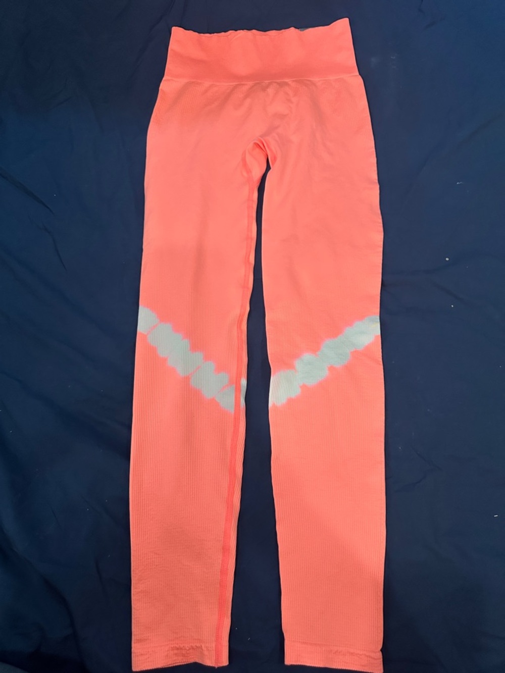 PINK Victoria's Secret women Coral high waist tight Leggings, Size S/P